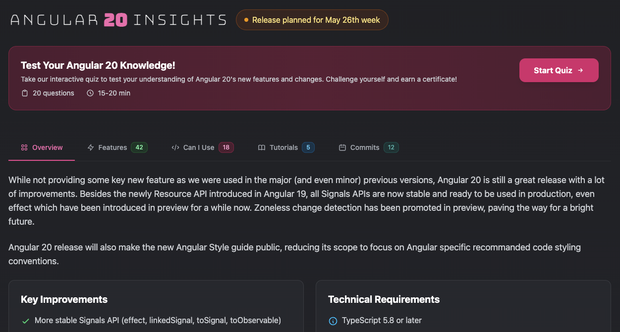 Version Insights